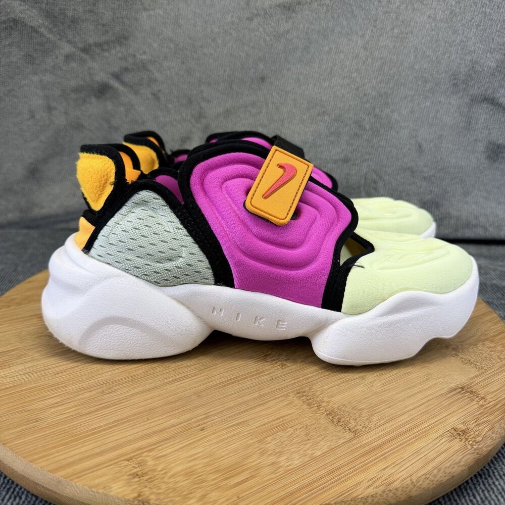 Nike Aqua Rift Shoes Womens Size 7.5 Multicolor Walking Sneakers CW7164-700